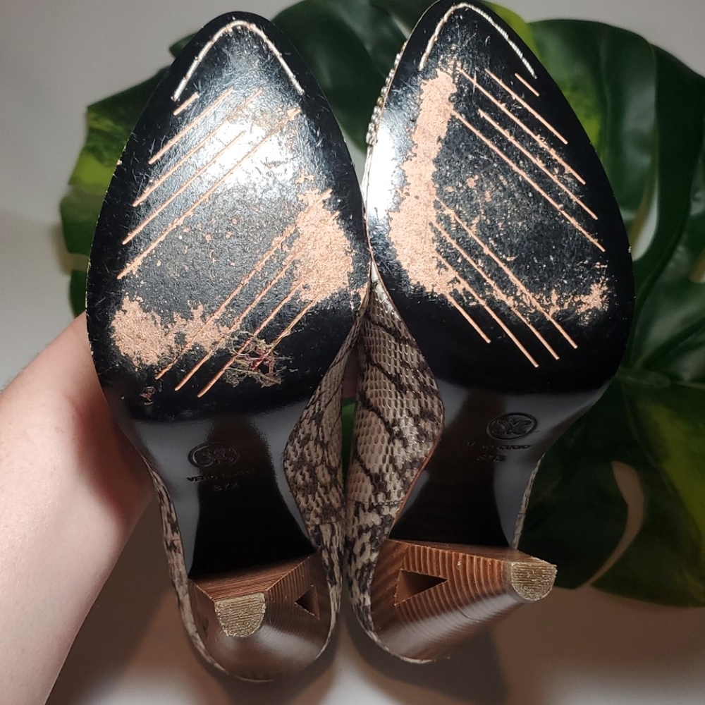 MODERN VINTAGE Python Snake RAPHIE Heel 7.5 - Picture 7 of 8